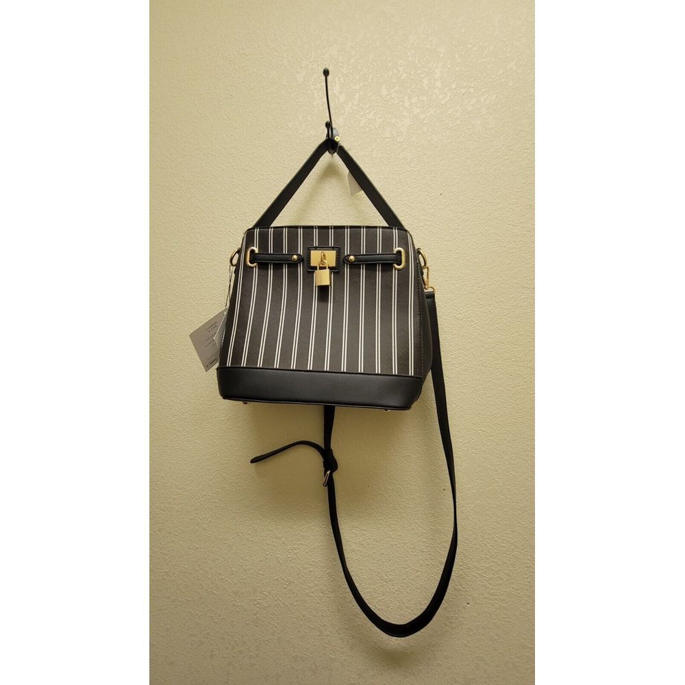 Adrienne Vittadini Handbag/Shoulder Bag NWT New $178 Black & White...